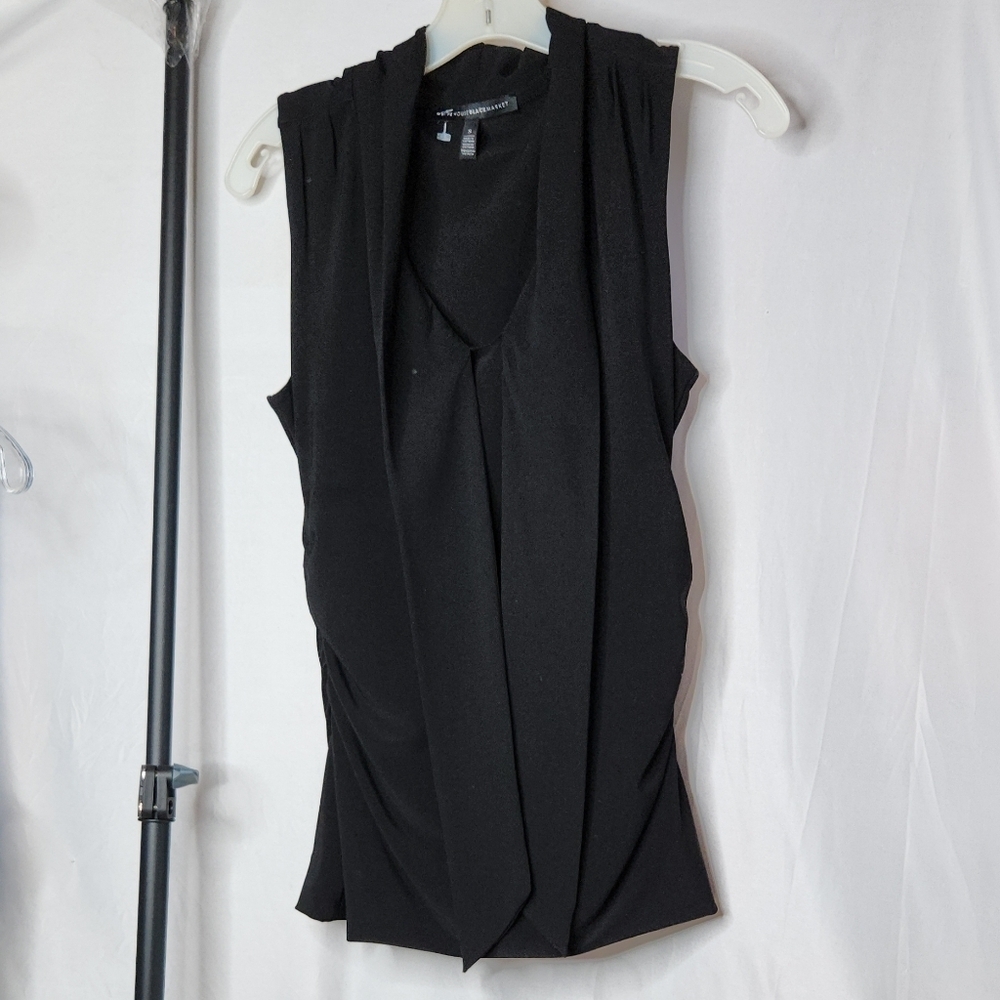Black Sleeveless Top - White House Black Market - S